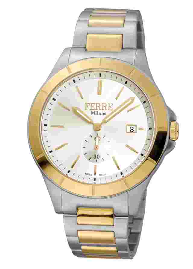 Ferre Milano Men's FM1G080M0071 Two-Tone Stainless Steel Date Wristwatch