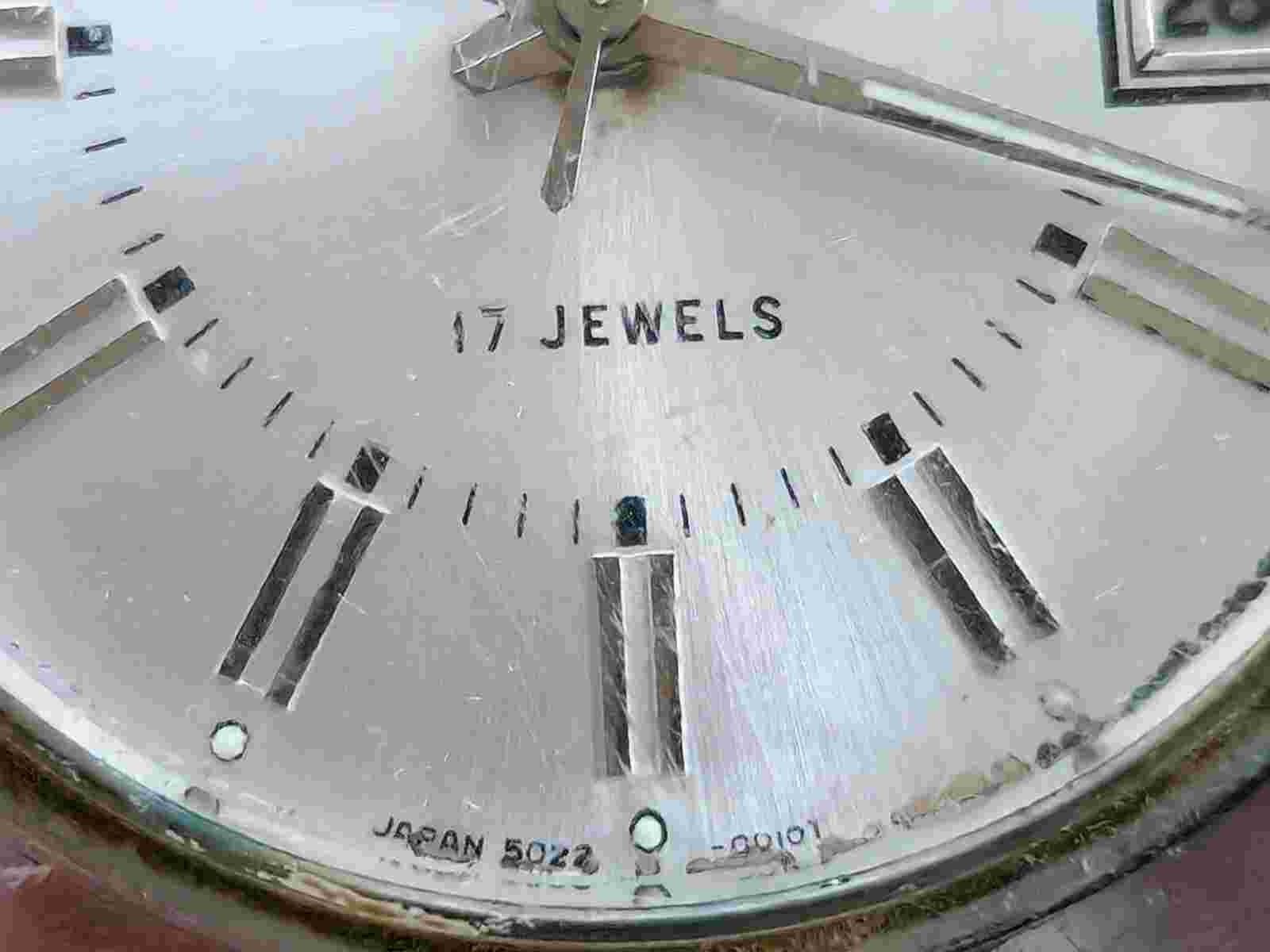 Alsta 17 Jewel Vintage Watch Silver Tone JAPAN5022 NOT WORKING  PARTS REPAIR