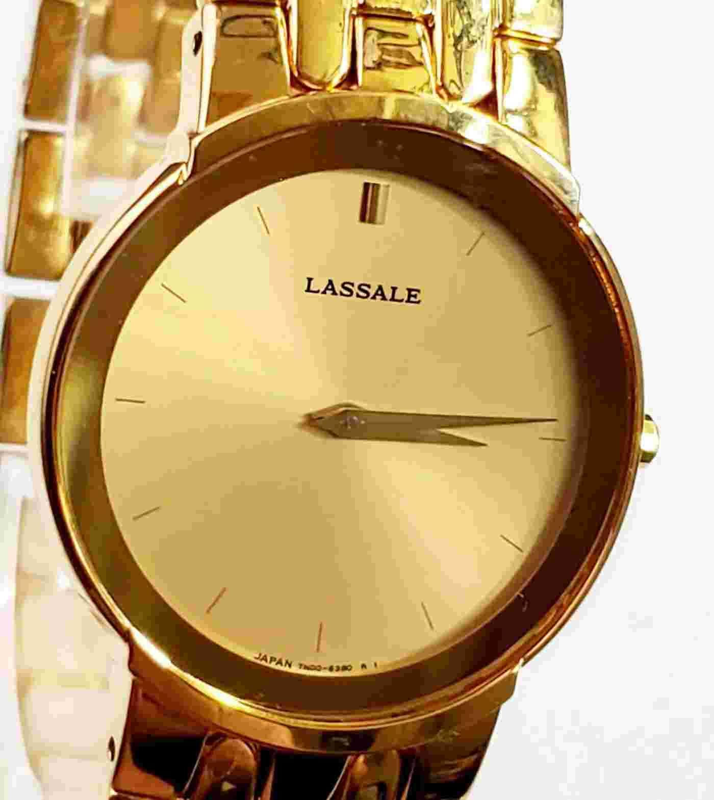 RARE,UNIQUE Men's Vintage 1984's Watch LASSALE 7N00-6199