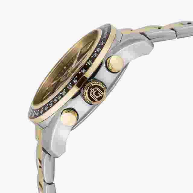 Giorgio Milano Luxury Men’s Watch Two Tone Chronograph, Water Resistance 10 ATM
