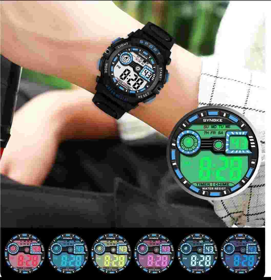☆Men's Electronic Watch SYNOKE Outdoor Mountaineering Waterproof Multifunctional