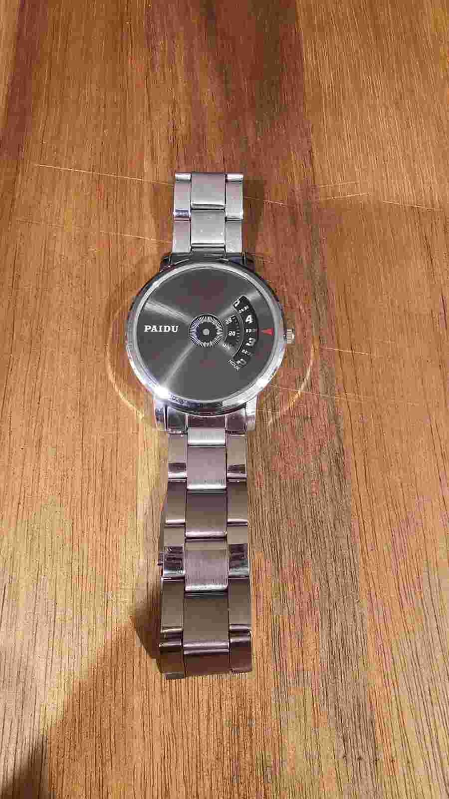 Paidu Retro Men's Watch Grey Dial