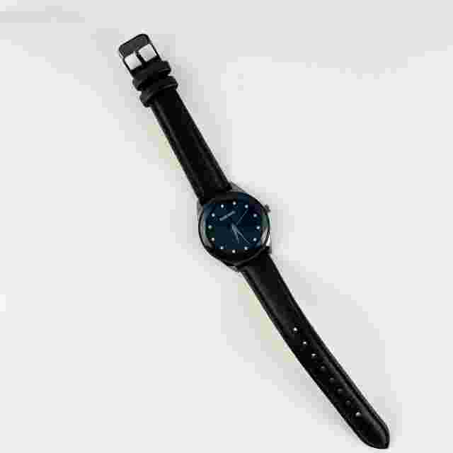 Ellen Tracy Women's Rhinestone Numeral Watch ET5181GU Black New Battery