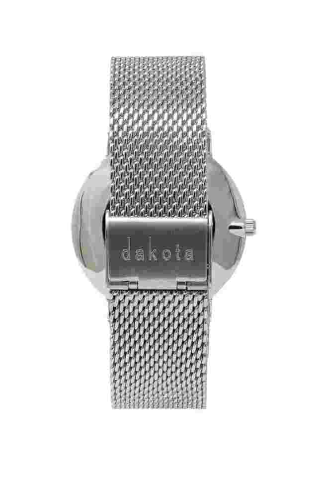 Dakota Slim Vintage - Silver Case/Sapphire Dial SS Mesh
