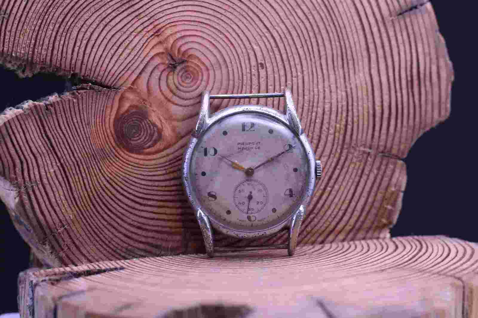 PIERPONT WATCH Co. SWISS MEN'S WRIST WATCH 32.6mm 18.5mm LUG FOR REPAIR (JQ)