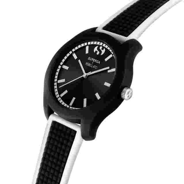 Morellato Men's Watch Superga Rubber Black / White R0151174003