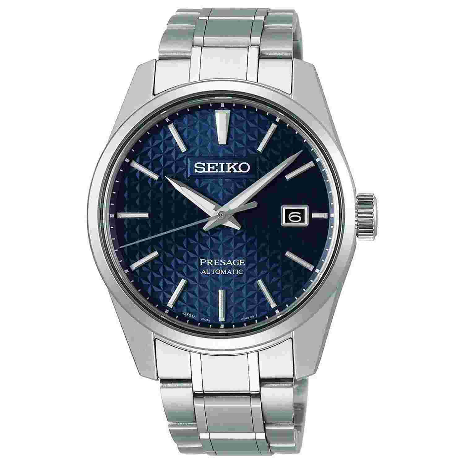 SEIKO SARX077 PRESAGE Prestige Line Metal Band Navy Sharp Edged Series