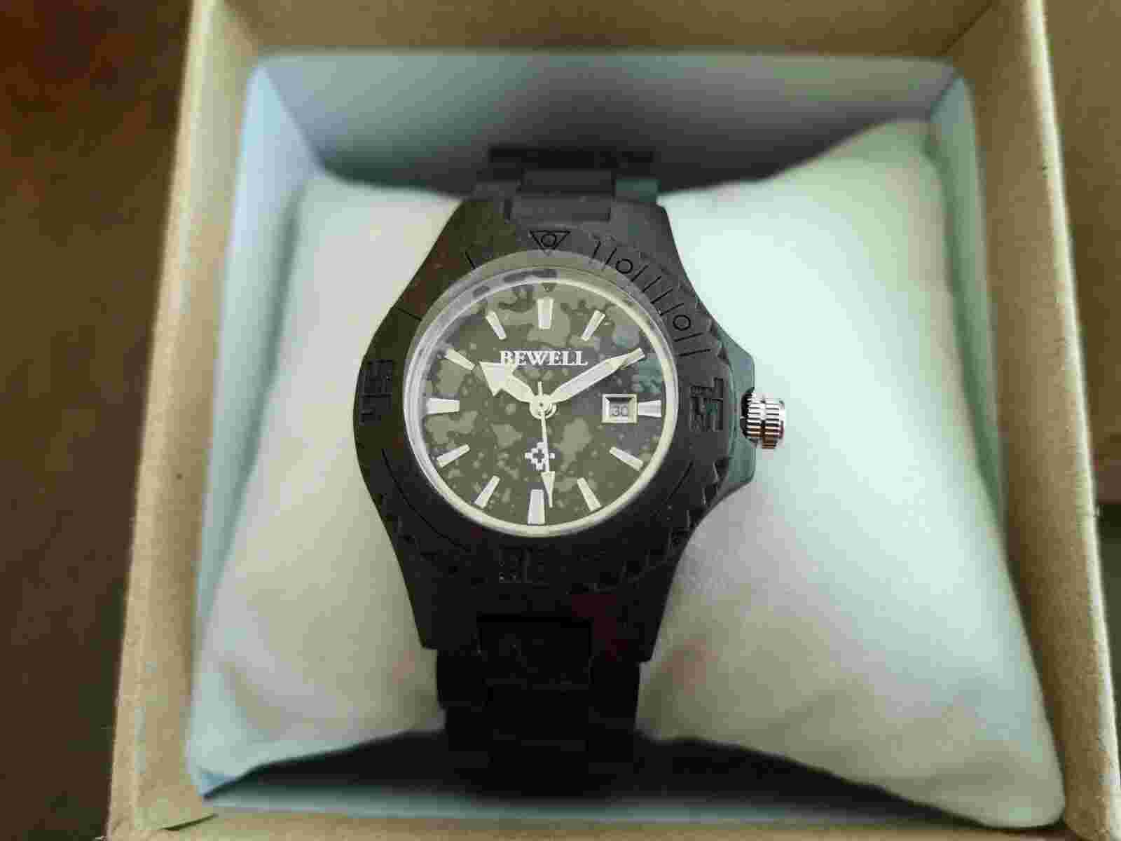 women ceramic watch, brand new, dark brown