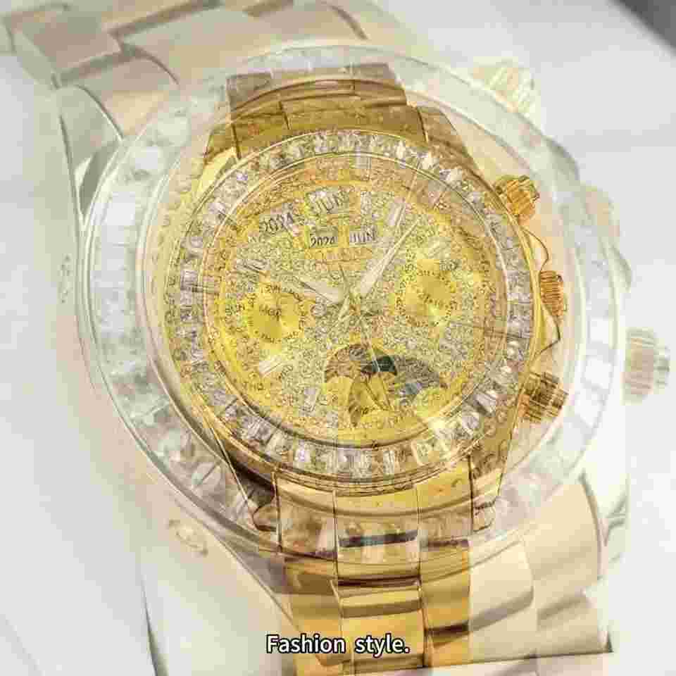 OLEVS Automatic Watch Luminous Hands Day Date Moon Phase Men's Mechanical Watch