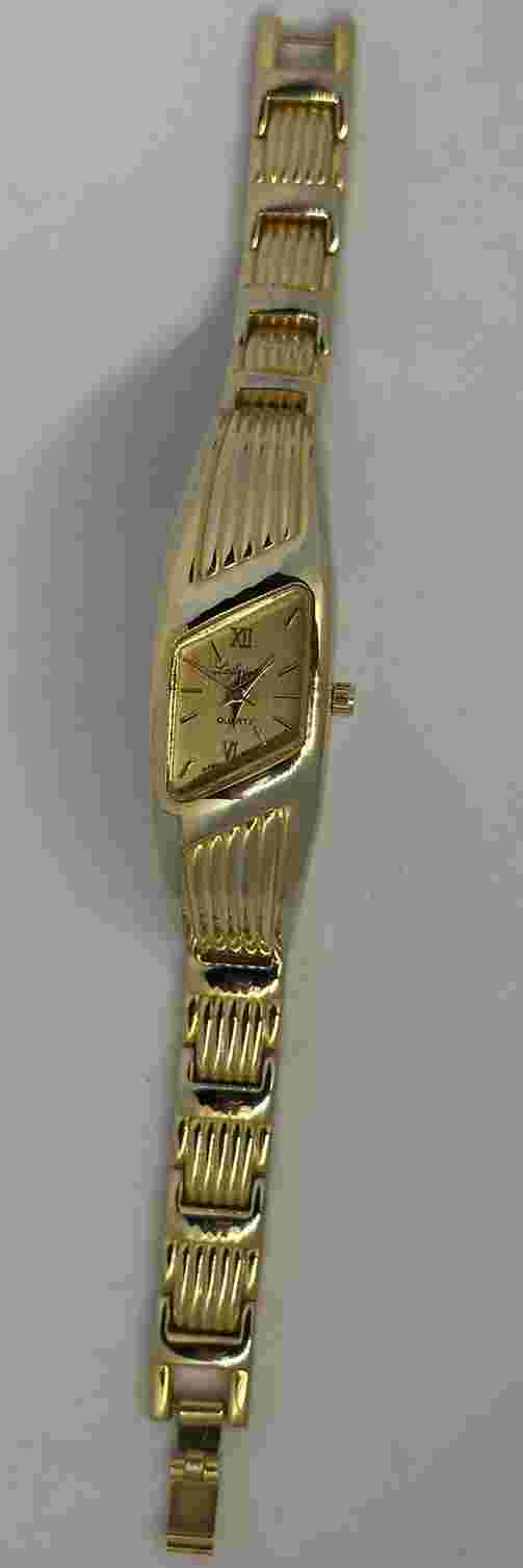 Lafayette Watch Gold Toned New Battery Womens 18MM Z