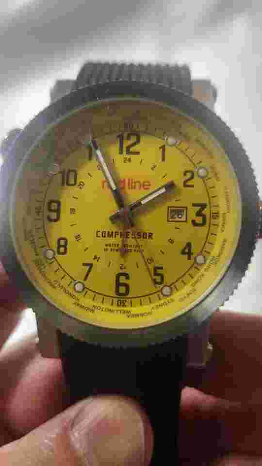 Men's red line Men's RL-18003 Compressor world timer  Collection Watch 45mm