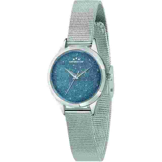 Womens Wristwatch CHRONOSTAR SHIMMER R3753279503 Stainless Steel Mesh Blue