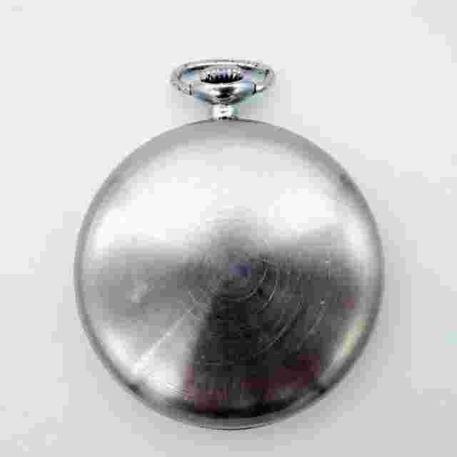 MOERIS Vintage Pocket Watch Mechanical Manual Open Face 43mm Swiss