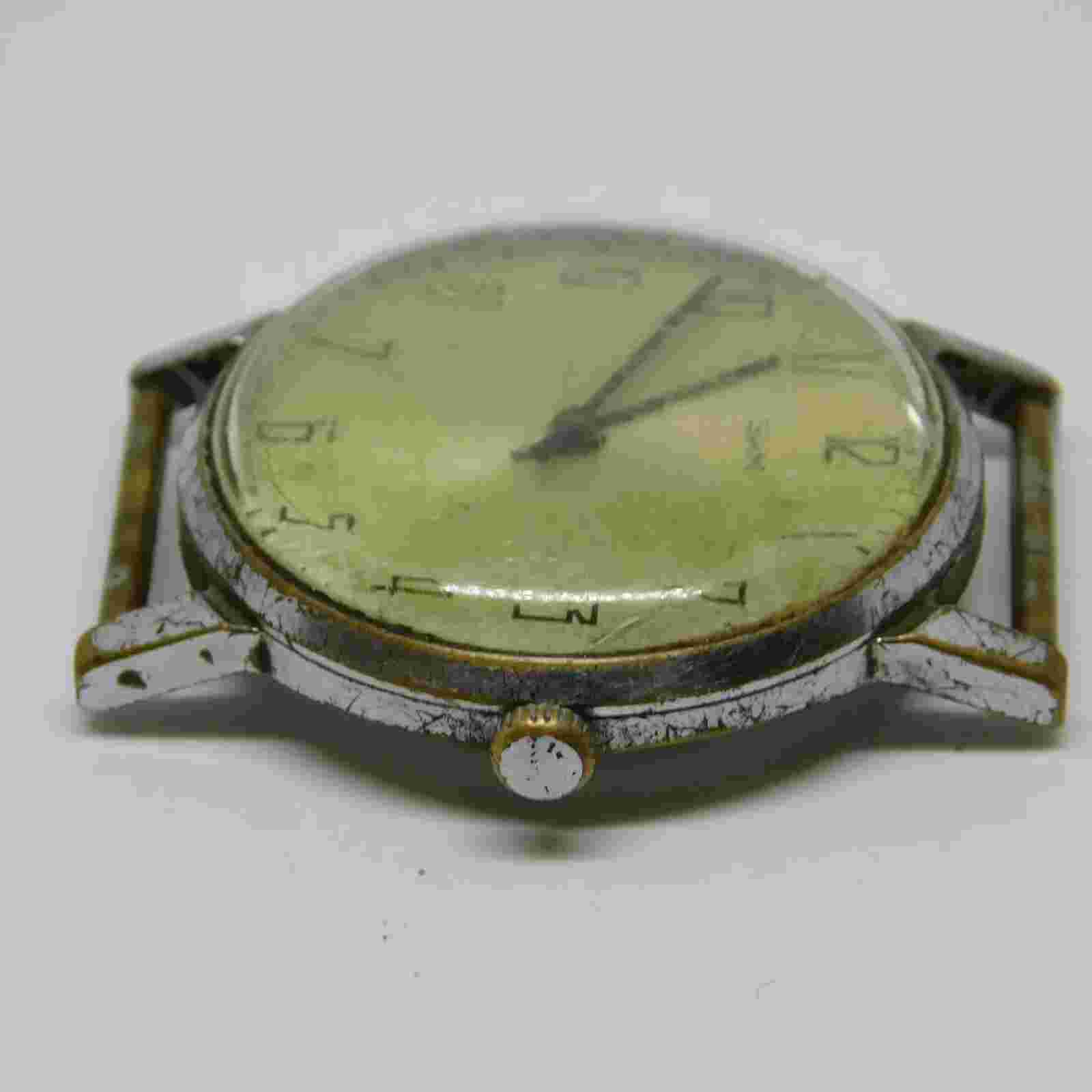 Vintage ZIM Made in USSR Soviet Russia Wind-up Analog Men's Watch