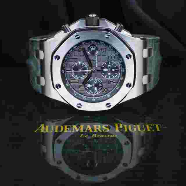 Serviced Warranty Audemars Piguet Royal Oak Offshore Box Paper Elephant 26470ST