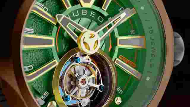 Nubeo Messenger Tourbillon Limited Edition Dark Sea Green Men's Watch NB-6075-0B