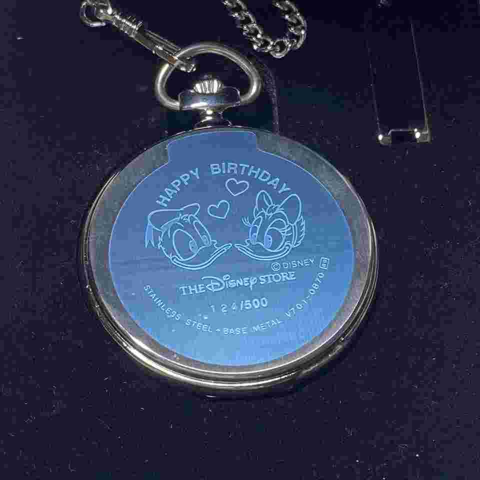 Donald Pocket Watch Hattori Seiko Disney Store 1996