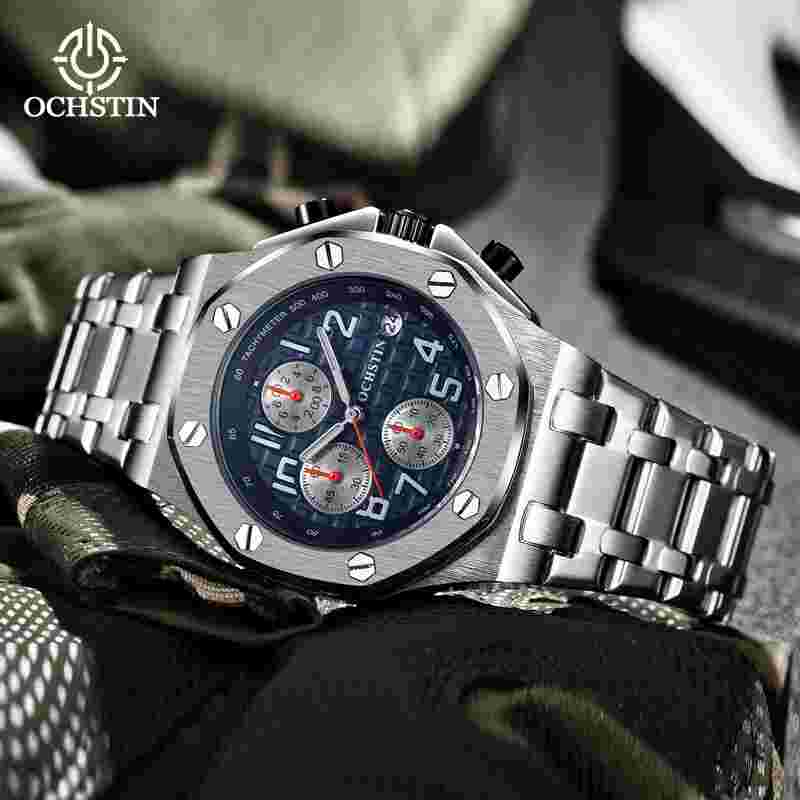Men's Quartz Watch - Waterproof Chronograph Wristwatch LK684974957890