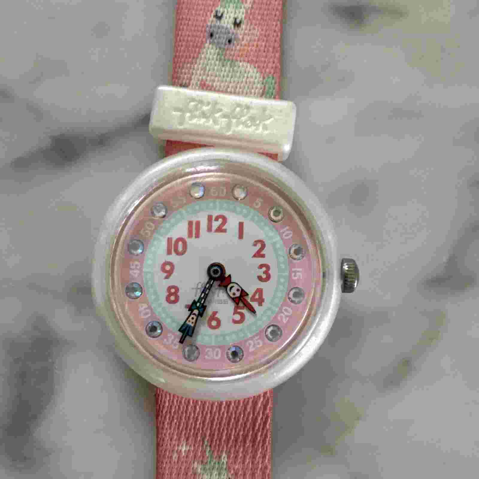 Flik Flak Swatch Magical Dream Watch Girls 29mm Pink Unicorn New Battery