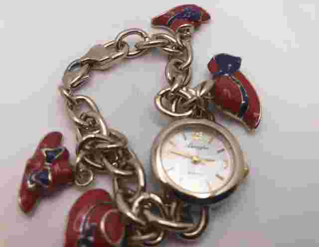 Vintage Lexington Quartz Ladies Charm Bracelet Style Watch