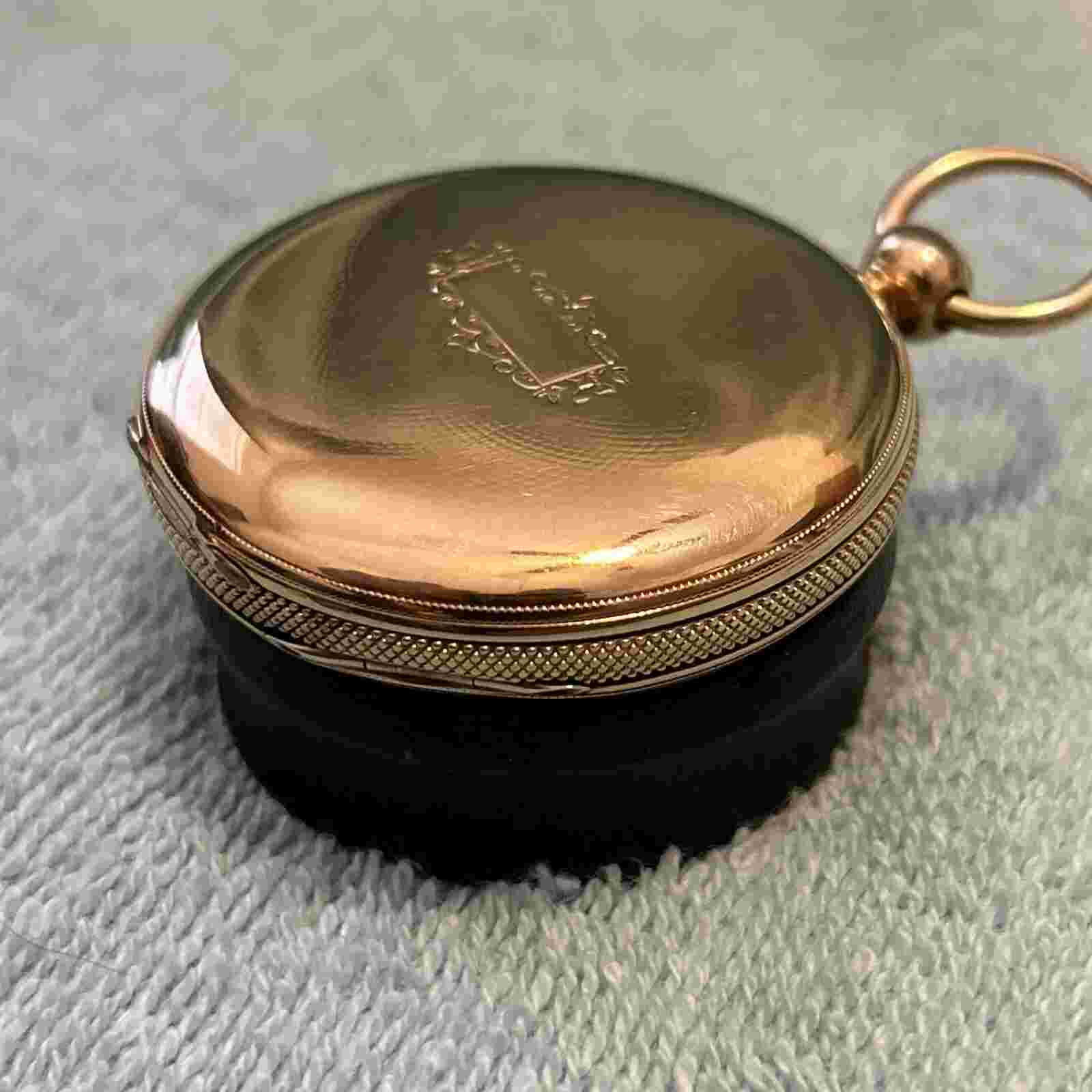 16s Solid 18k Civil War Waltham Pocket Watch Appleton Tracy No 66078.History