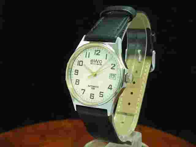 BWC Stainless Steel Automatic Men's Watch / Ref 754-3070-25/Caliber Eta 2824-2