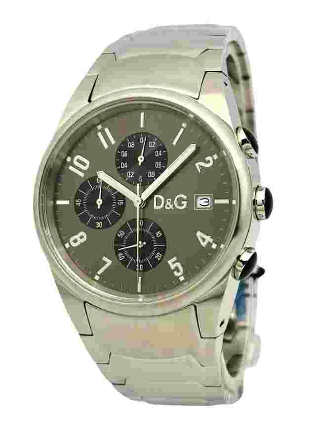 D&G Dolce & Gabbana Men's 3719770123 Sandpiper Brushed Silver Watch DW3719770123