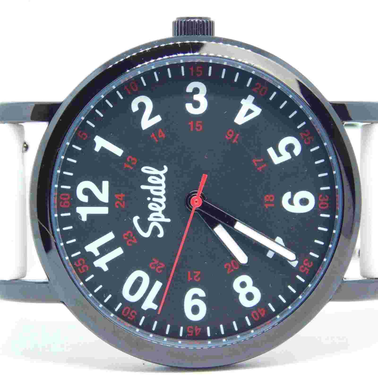 Speidel 60440006 Black and White Tone Quartz Analog Women's Watch New Battery