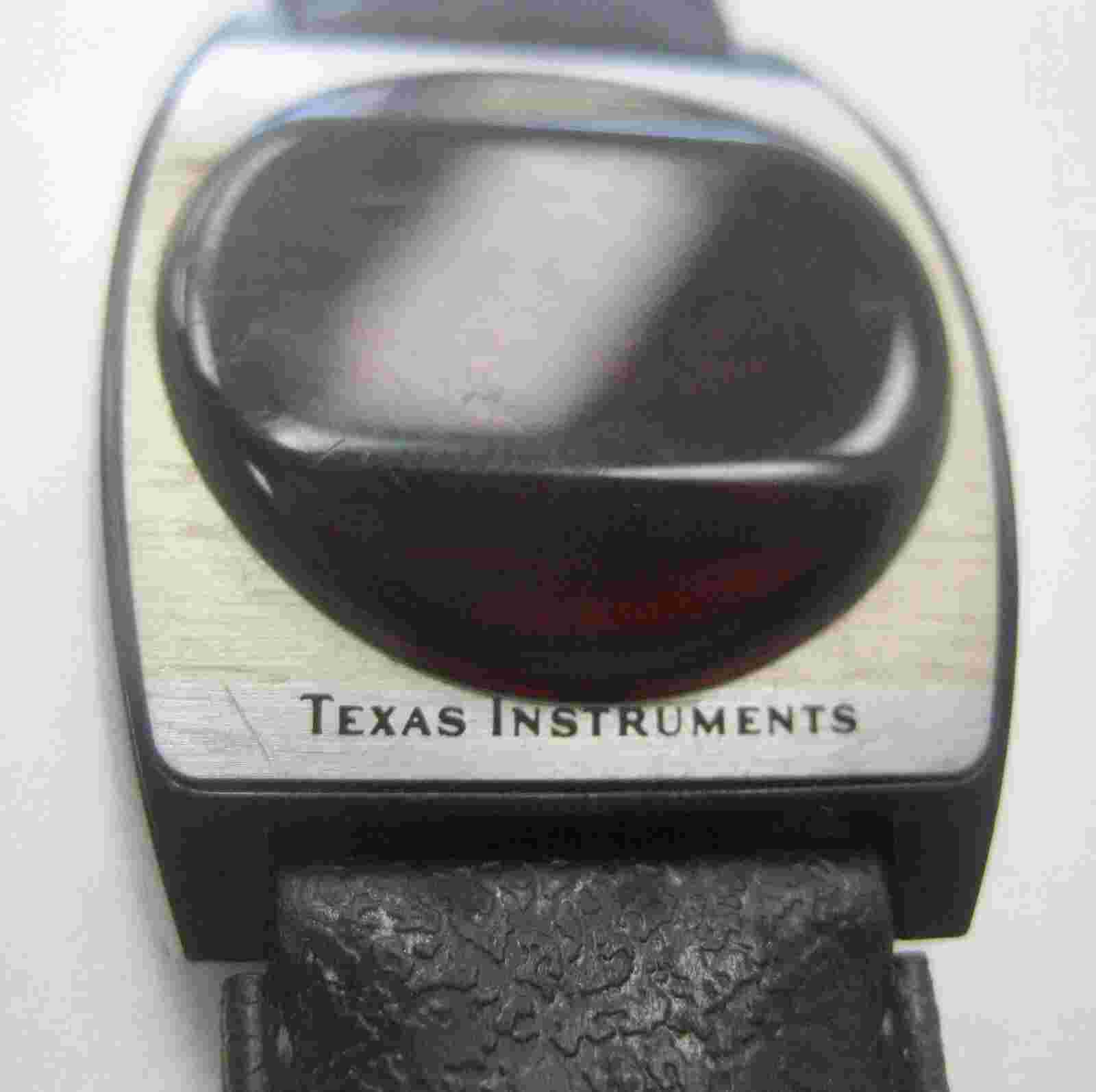 Vintage Texas Instruments Series 500 Brown LED Digital Watch 10k Kreisler Band