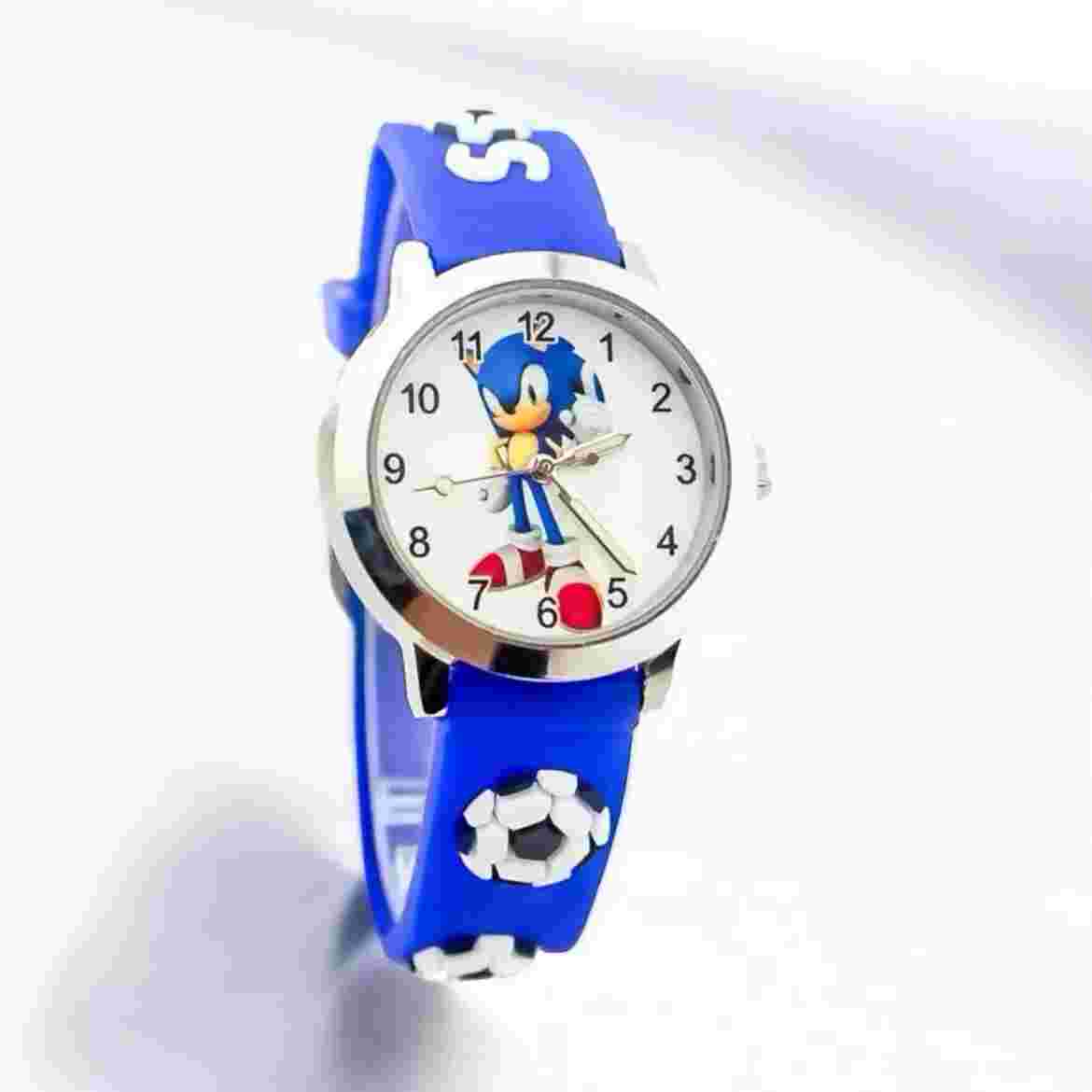 Sonic The Hedgehog Children's Watch Silicone Wtrap Quartz Watch