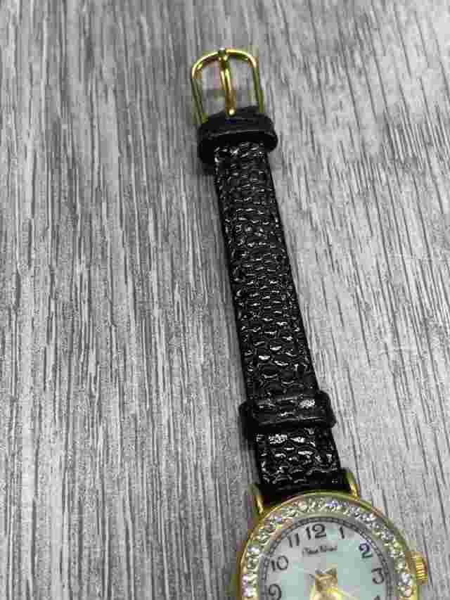 Pierre Nicol Vintage Watch Kaleidoscope style face w/ rhinestones around works