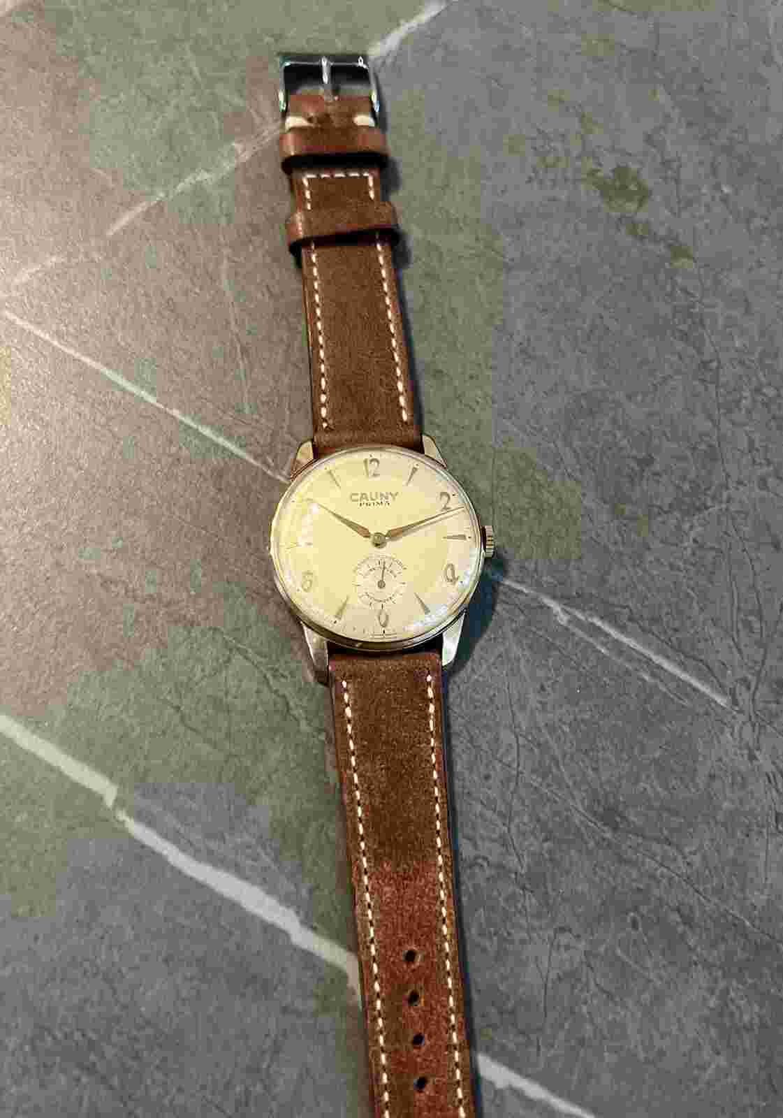 Cauny Prima Vintage Swiss Watch