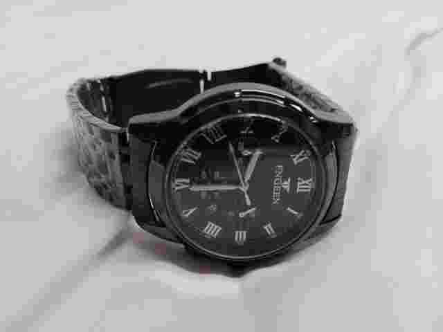 FNGEEN Men Fashion Stainless Steel Analog Date Sport Quartz Wristwatch