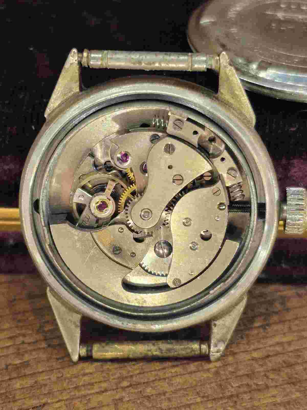 WW2 Era automatic, Precision Celestin, Vintage mens watch, Vintage Band/cuff