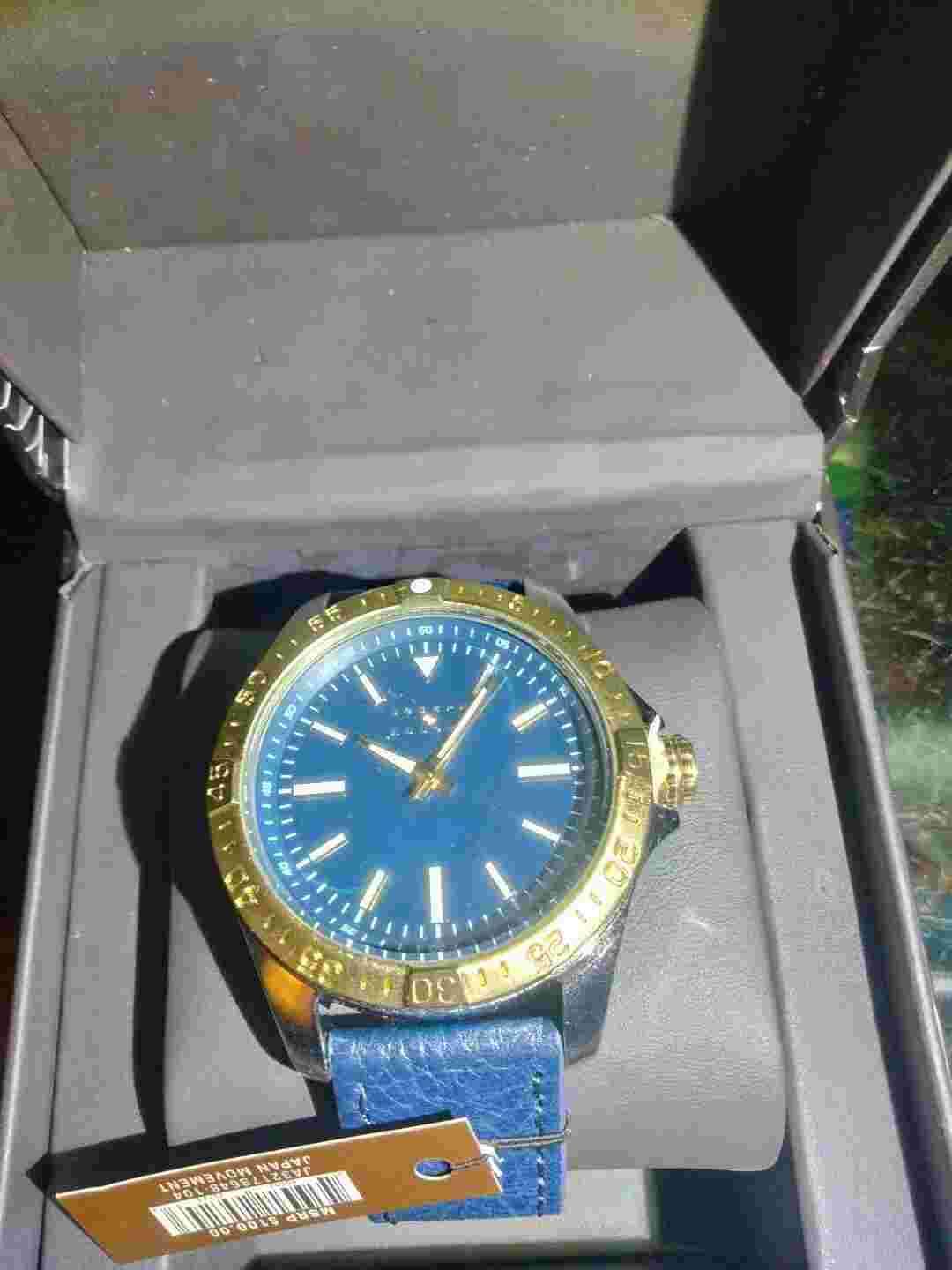 Joseph Abboud Blue Men Japan Made WristWatch $100