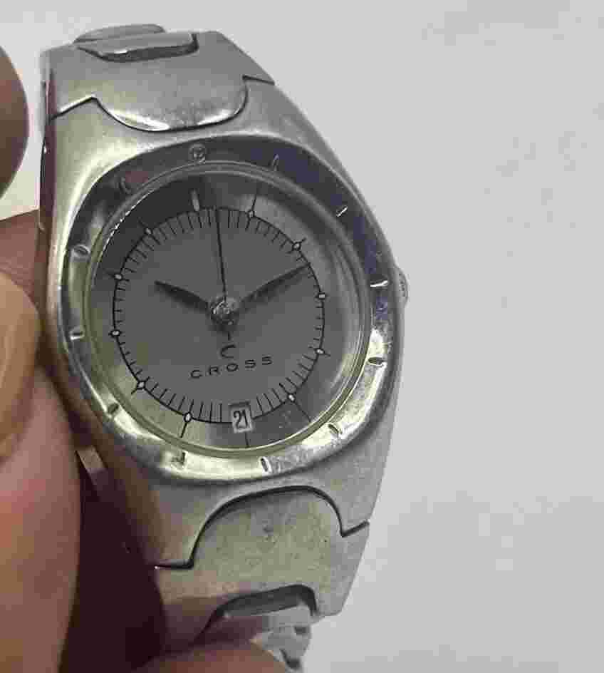 Cross Women’s “Elite of Lexus” 2002 Round Silver Stainless Watch 6.5”