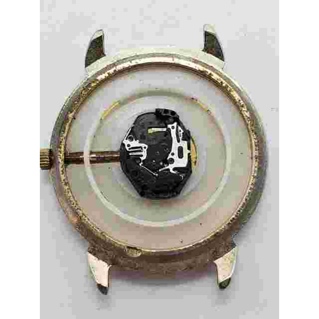 Sasson women's watch face Cream colored face with black, gold accents Sold as is