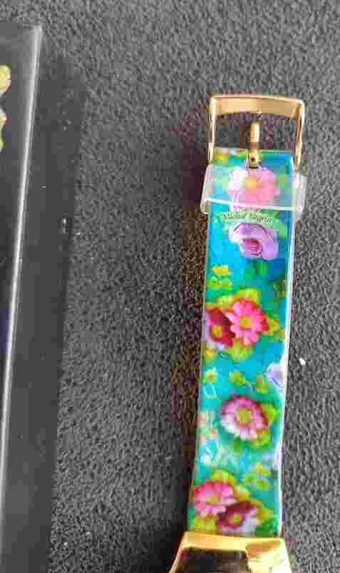 Michal Negrin Ladies Watch Quartz Band Wrist plastic Strap Vintage Women