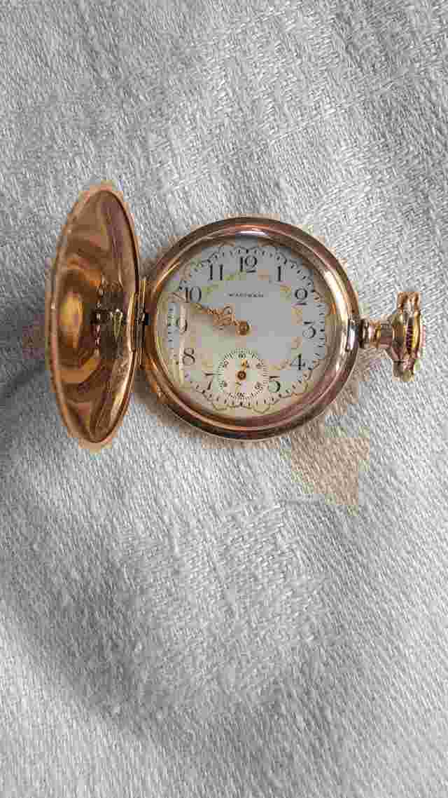 Waltham Pocket Watch, Rose Gold 1907