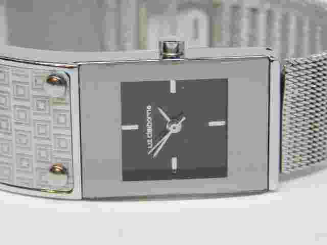 Liz Claiborne LC1029 Silver Tone Quartz Analog Women's Watch New Battery