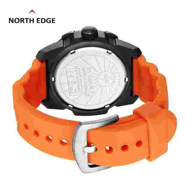 NORTH EDGE Men Pilot Military Solar Powered Waterproof Watch O / 15 Day Delivery