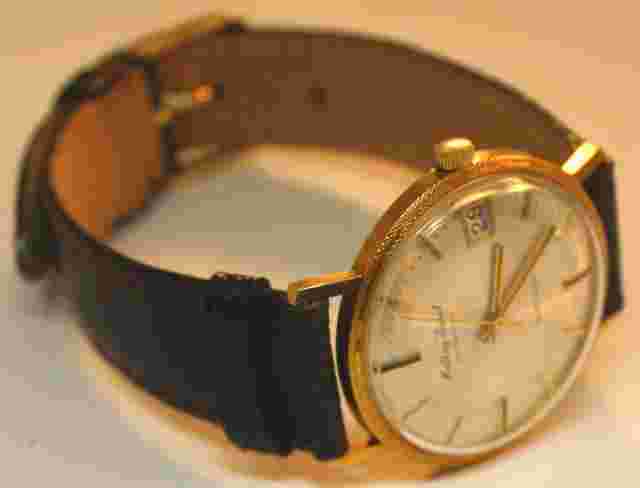 MATHEY TISSOT - AUTOMATIC SEANYMPH 18K YELLOW GOLD WATCH