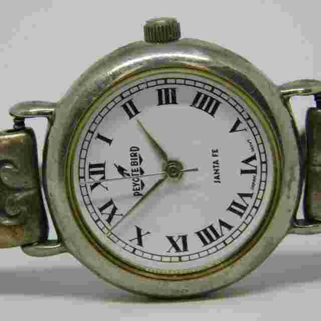Peyote Bird Santa Fe Stones Band Quartz Women's Watch Sz. 6 1/4" New Battery