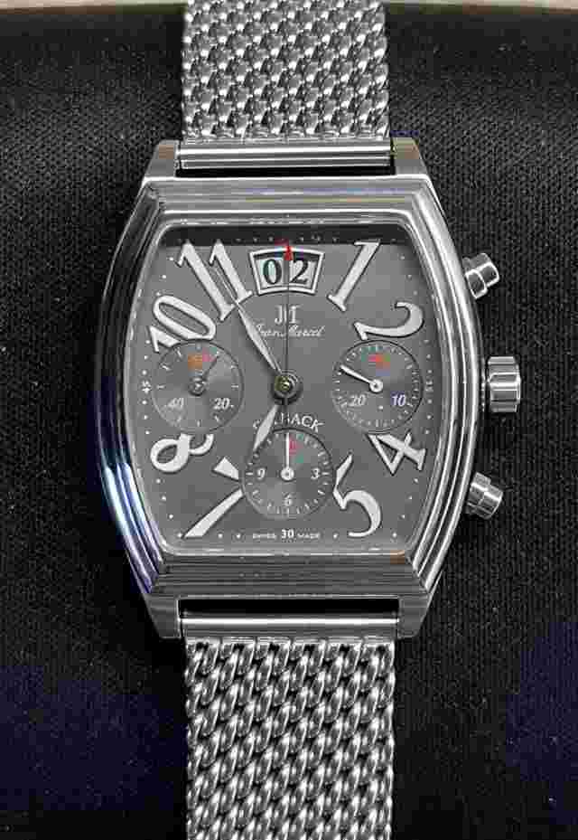 Watch Men Jean Marcel Magnum tonneau fly back chronograph limited edition