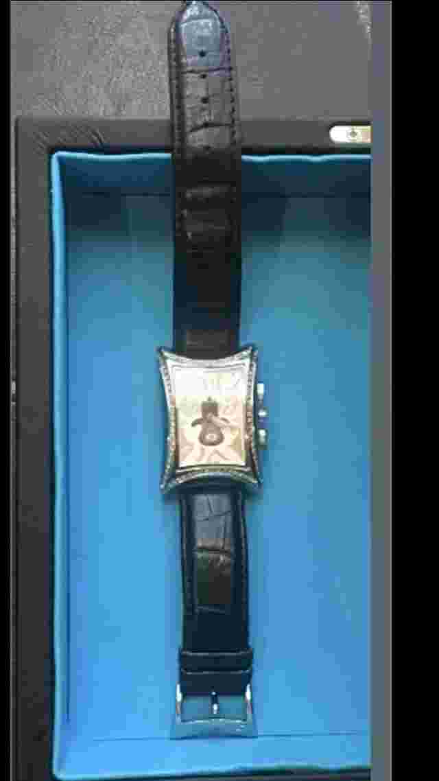 Elini Nazar Lucky Hand Hamsa Watch With Geniune Diamonds
