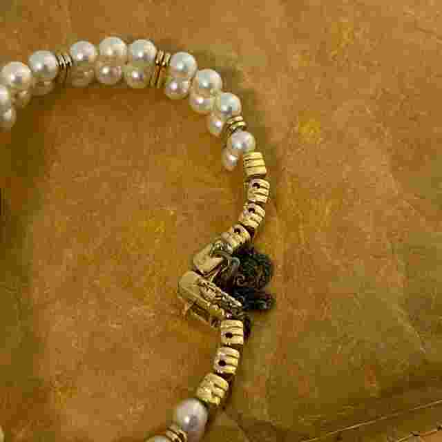 MIKIMOTO Shell Pearl JAL Ladies Watch Limited Edition Authentic USED F/S