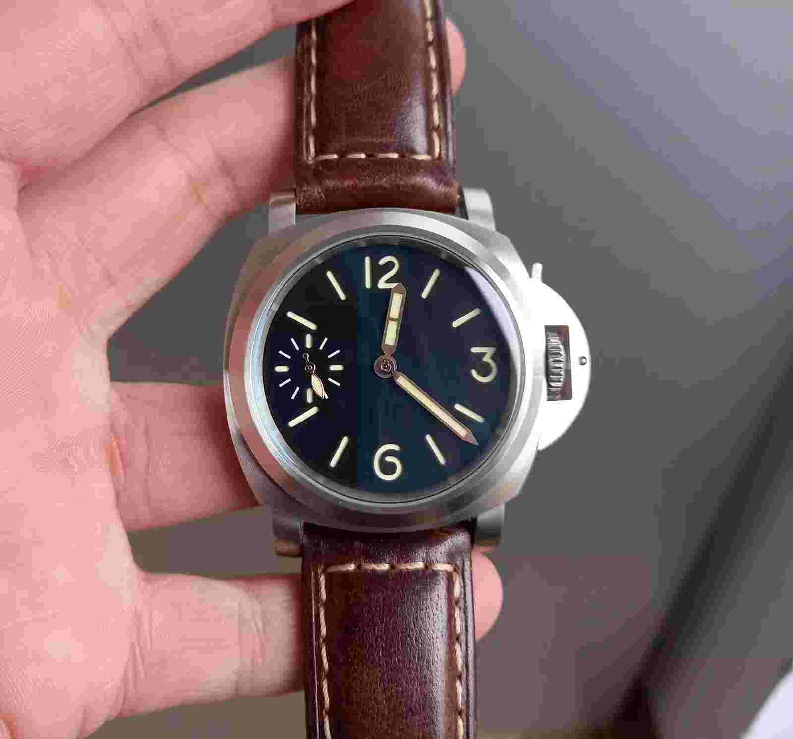 WWII Italian Military Diver Style Watch with Vintage 1967 Molnija Movement 44mm