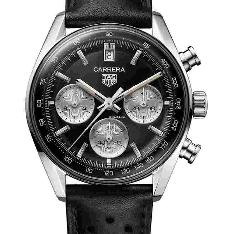 TAG Heuer Carrera Black Unisex Adults Watch - CBS2210.FC6534