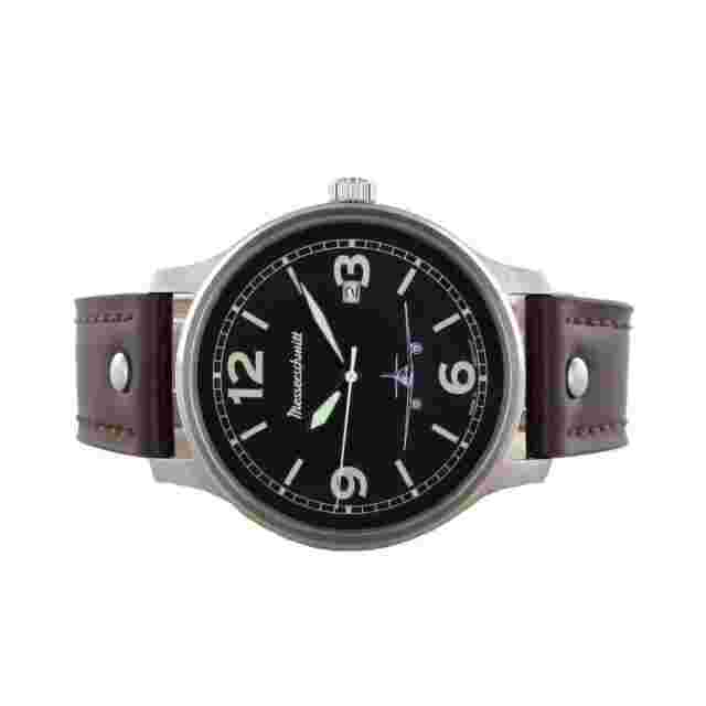 Aristo Men's Messerschmitt Watch Pilot Watch ME42-262 Leather