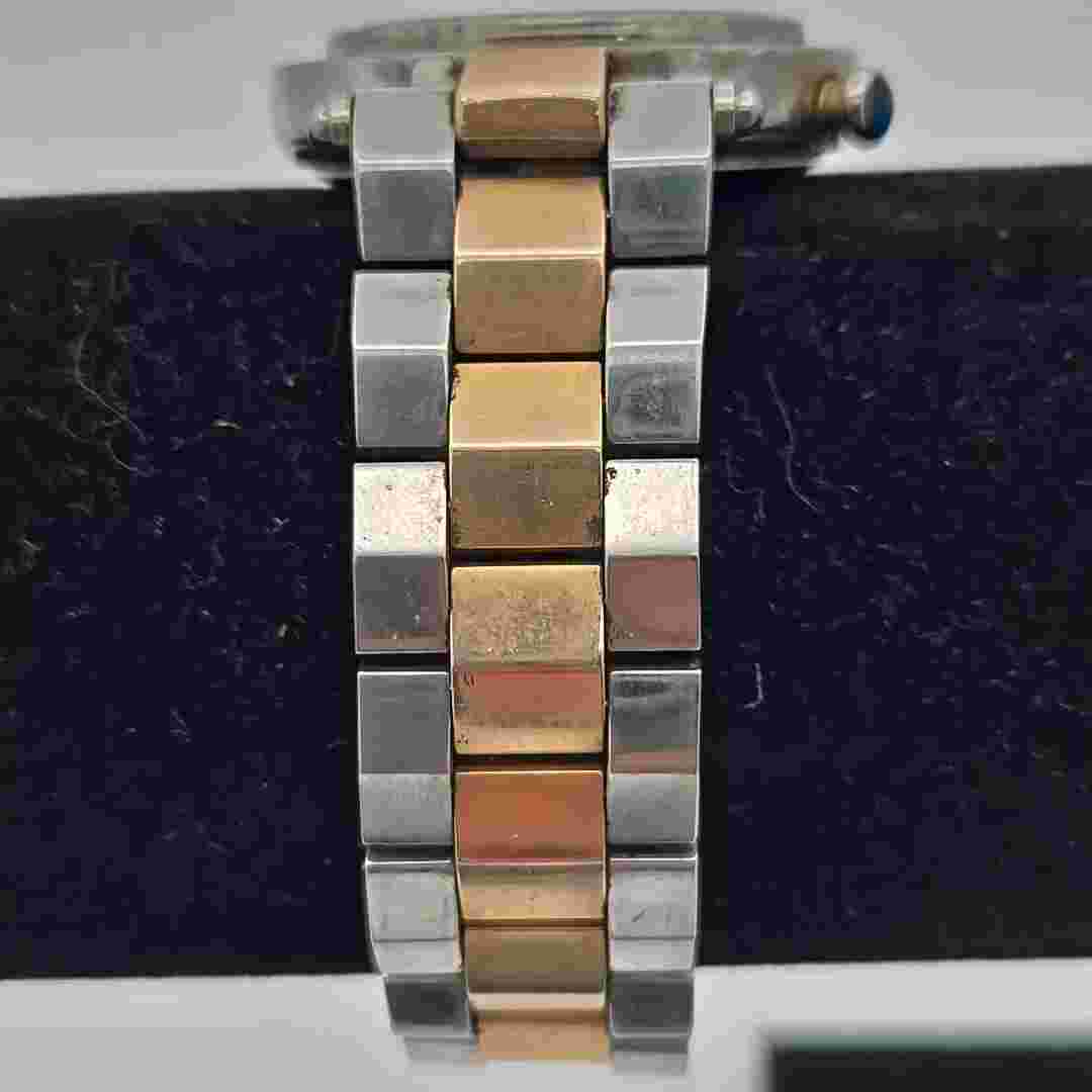 Klaus Kobec KKG1919 Men's Sports Chronograph 2 Tone Wrist Watch Stainless 38mm